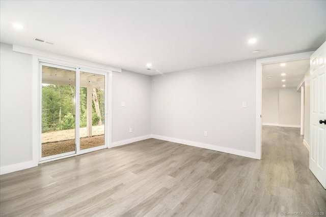 12 Deer Run Rd, Brookfield, CT 06804 - empty room featuring light wood-style flooring and recessed lighting