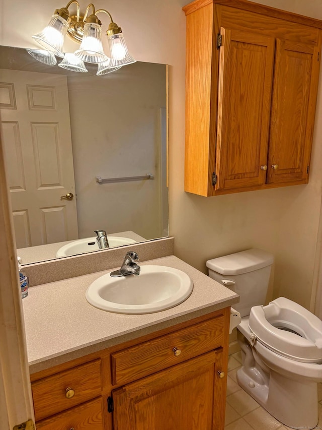 2 Apple Blossom Ln, East Lyme, CT 06357 - bathroom with vanity and tile patterned flooring