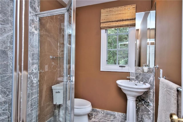 30 Soundview Farm Rd, Weston, CT 06883 - bathroom featuring toilet and a stall shower
