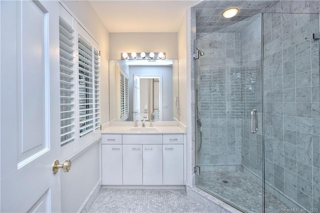30 Soundview Farm Rd, Weston, CT 06883 - bathroom featuring vanity and a shower stall