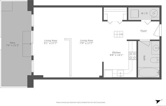 149 Water St Apt 15, Norwalk, CT 06854 - view of room layout