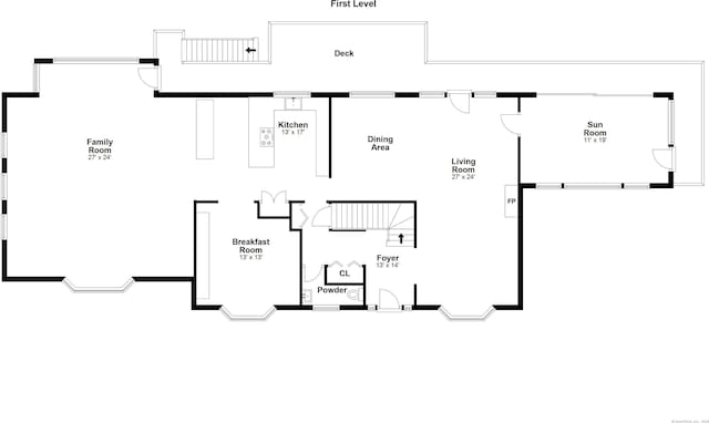 101 Golden Hill St, Trumbull, CT 06611 - view of home floor plan