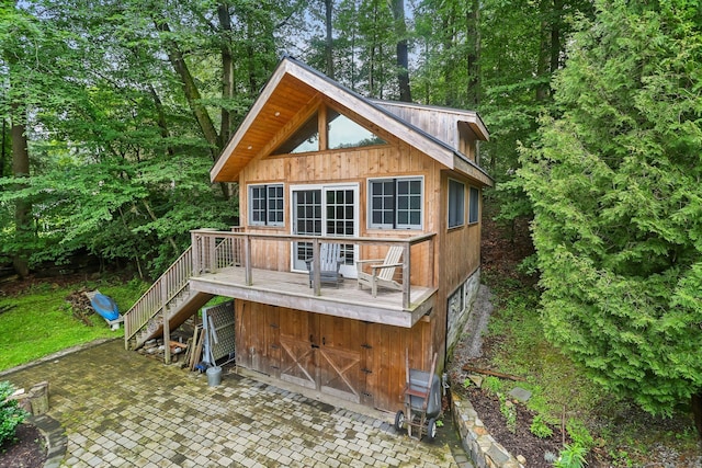 101 Golden Hill St, Trumbull, CT 06611 - back of house featuring a deck, stairs, and a patio