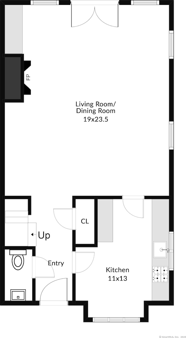 312 Elm St Apt 9, New Canaan, CT 06840 - view of room layout