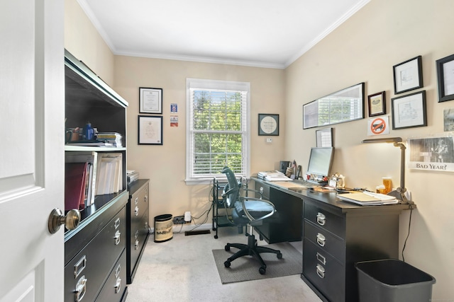 312 Elm St Apt 9, New Canaan, CT 06840 - office with crown molding and light colored carpet