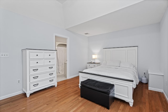 34 Village View Ter Unit 34, Meriden, CT 06451 - bedroom with light wood finished floors and ensuite bath