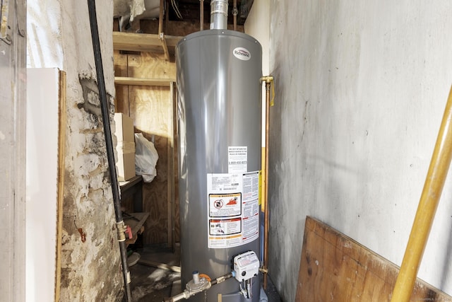 33 Aetna St, Naugatuck, CT 06770 - utility room featuring gas water heater