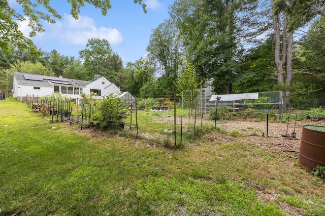 931 Chestnut Hill Rd, Glastonbury, CT 06073 - view of yard with a vegetable garden, an exterior structure, and an outbuilding