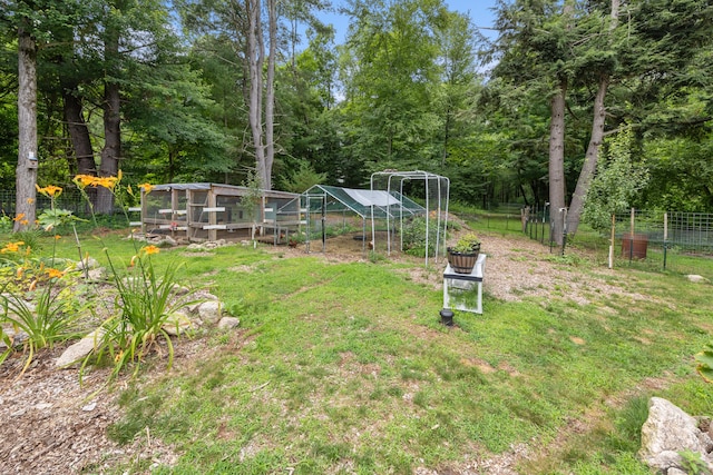 931 Chestnut Hill Rd, Glastonbury, CT 06073 - view of yard featuring exterior structure and an outdoor structure