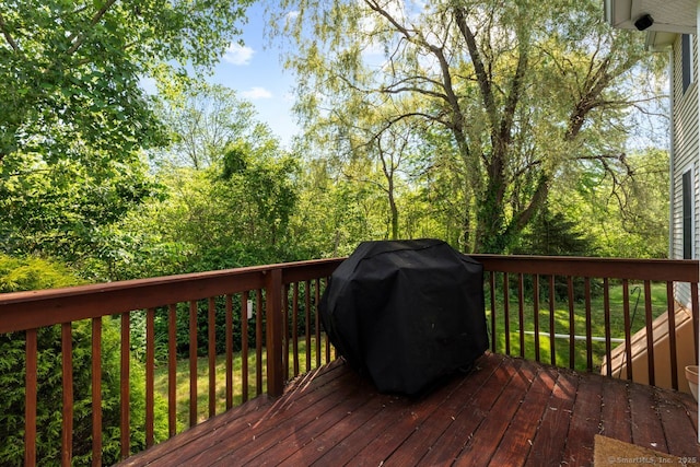 62 Peach Tree Ln, Berlin, CT 06037 - wooden terrace with grilling area