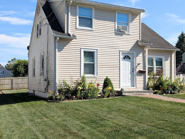 715 Burnsford Ave, Bridgeport, CT 06606 - traditional-style house featuring roof with shingles and cooling unit