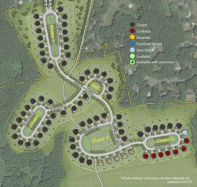 44 Primrose Ln, Cromwell, CT 06416 - map / location featuring property parcel outlined