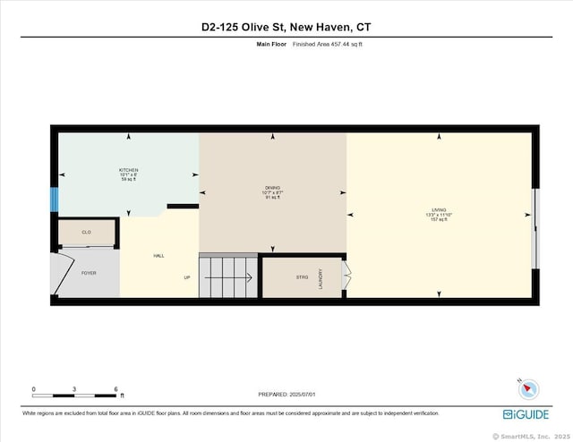 125 Olive St Apt D2, New Haven, CT 06511 - view of property floor plan