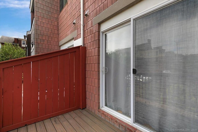 125 Olive St Apt D2, New Haven, CT 06511 - view of wooden deck
