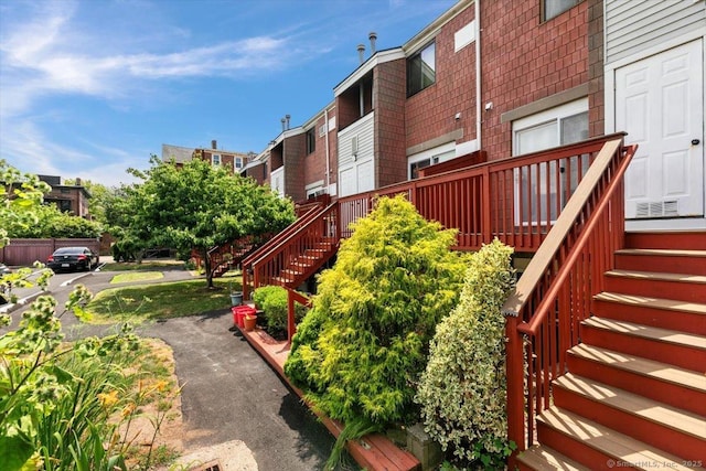 125 Olive St Apt D2, New Haven, CT 06511 - view of yard with stairway