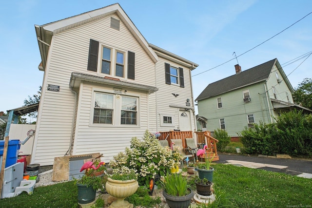 32 Williams St, Bristol, CT 06010 - back of house featuring a lawn