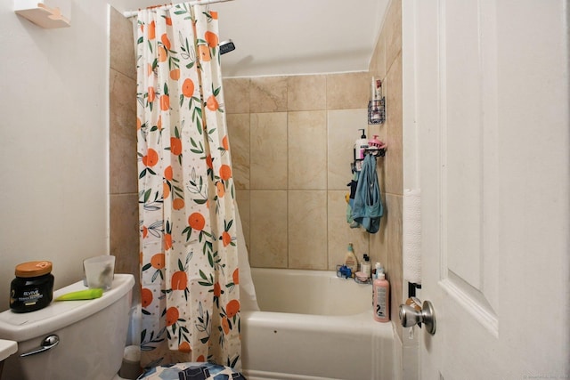 32 Williams St, Bristol, CT 06010 - bathroom featuring toilet and shower / bath combo with shower curtain