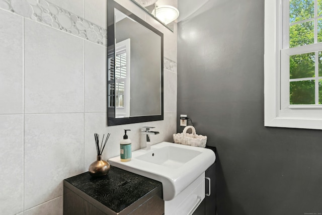 376 Woodridge Unit 376, Shelton, CT 06484 - bathroom with vanity and healthy amount of natural light