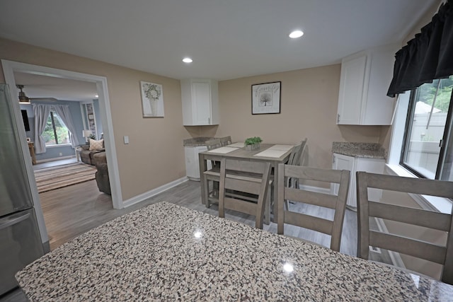 44 Hitching Post Ln Unit 44, Glastonbury, CT 06033 - dining room featuring light wood finished floors, recessed lighting, and ceiling fan