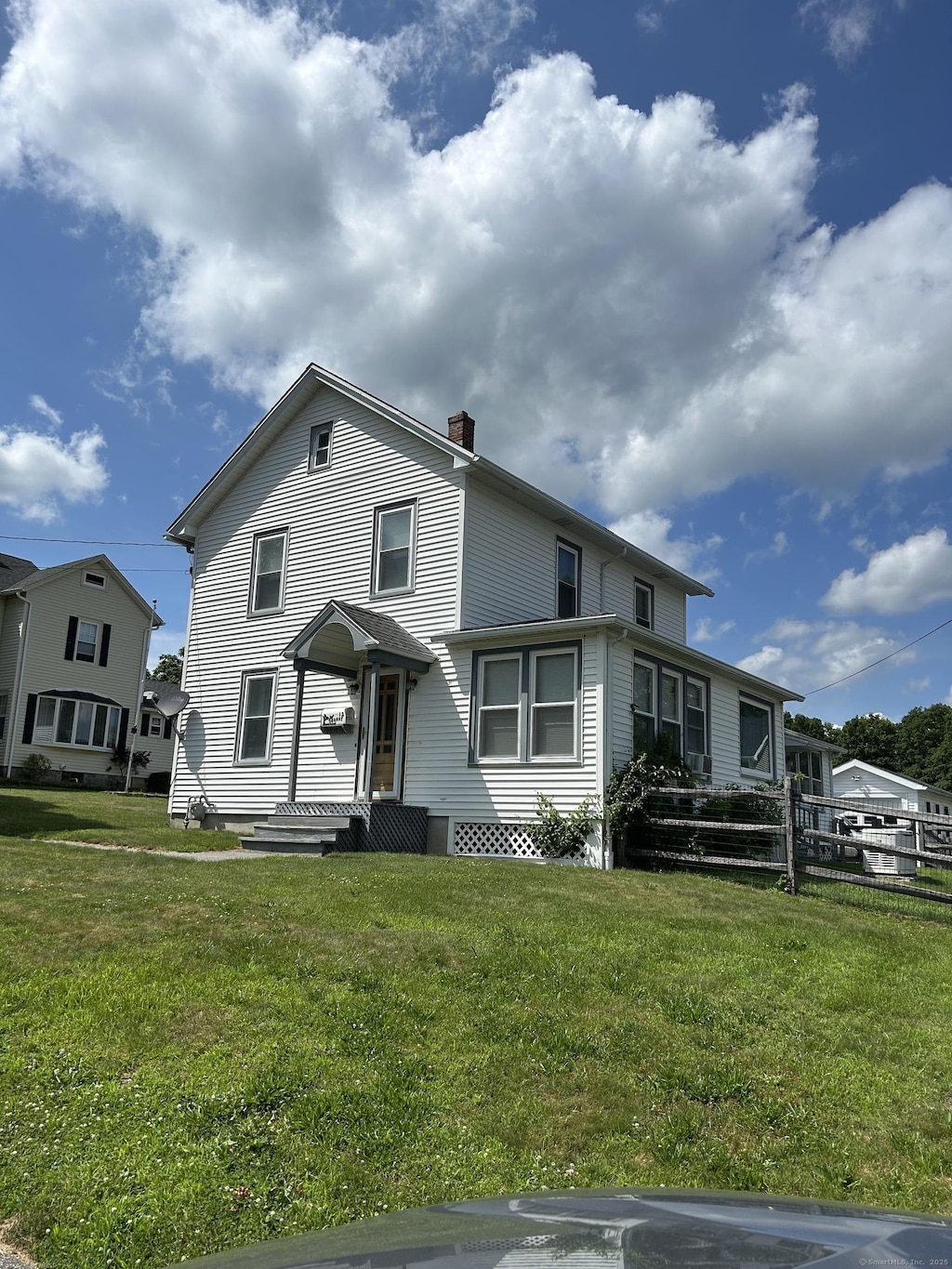 12 Cherry St, Winchester, CT 06098 - traditional home featuring a chimney