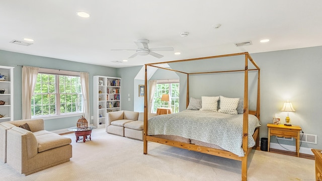 7 Merlins Ln, Newtown, CT 06470 - bedroom with recessed lighting and ceiling fan