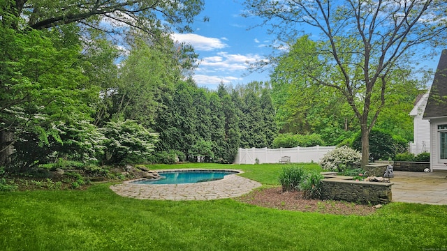 7 Merlins Ln, Newtown, CT 06470 - view of swimming pool featuring a patio area