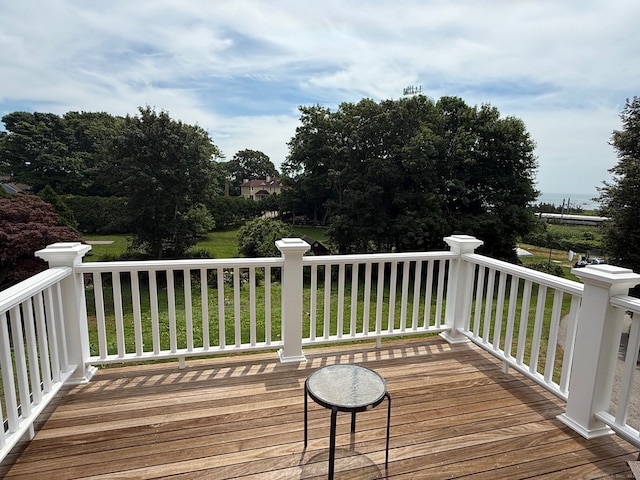 5 Lees Ct, Stonington, CT 06378 - view of wooden terrace