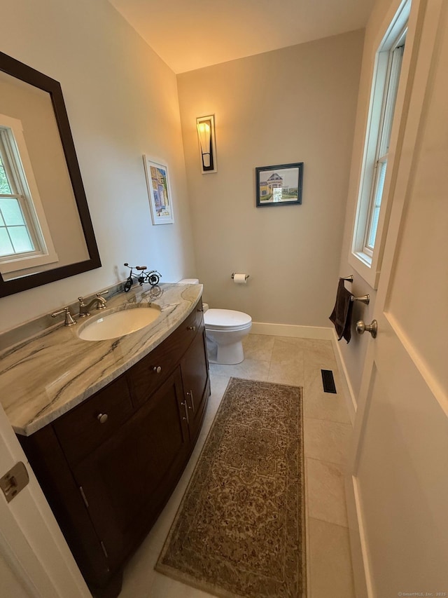 5 Lees Ct, Stonington, CT 06378 - bathroom featuring vanity and tile patterned flooring