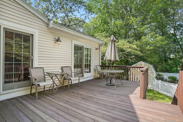 6 Robert Frost Dr, Shelton, CT 06484 - wooden deck featuring outdoor dining space