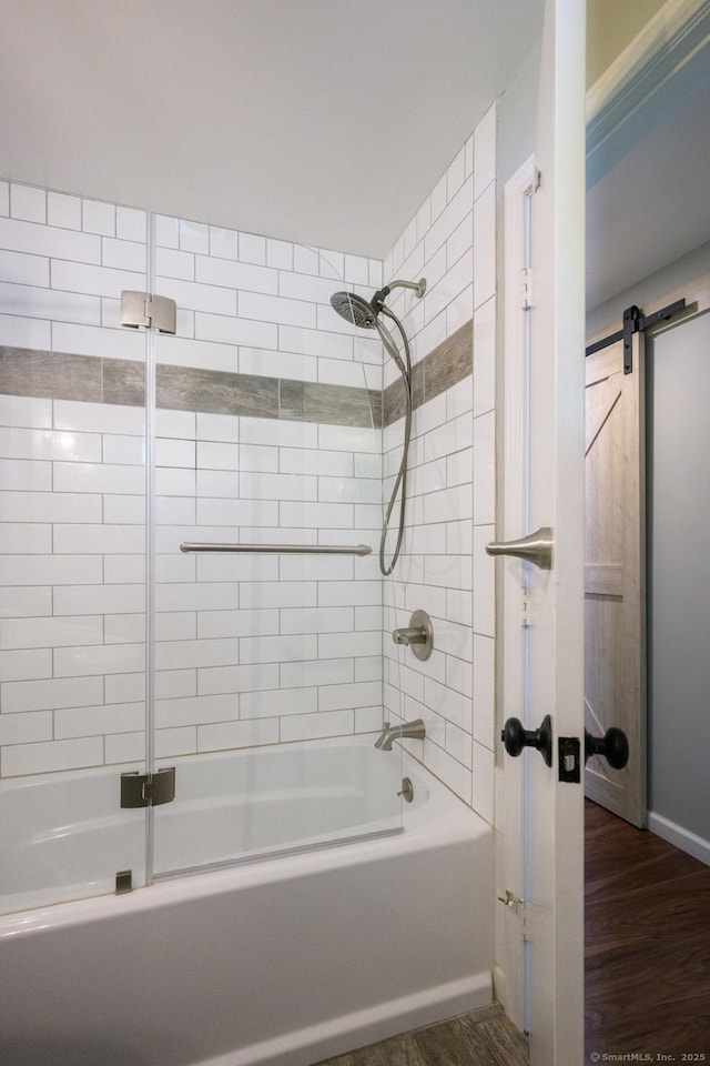 66 Del Prado Dr, Bristol, CT 06010 - full bath featuring wood finished floors and shower / bath combination