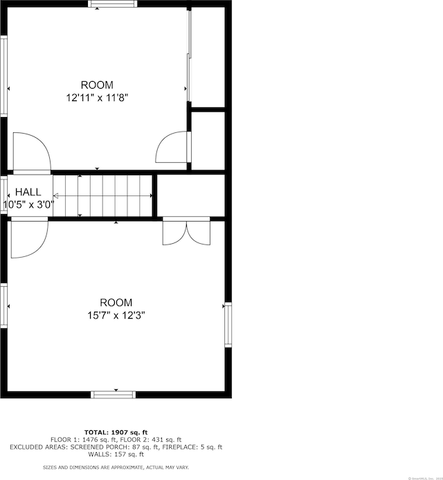 16 Pine Rd, Stafford, CT 06076 - view of room layout