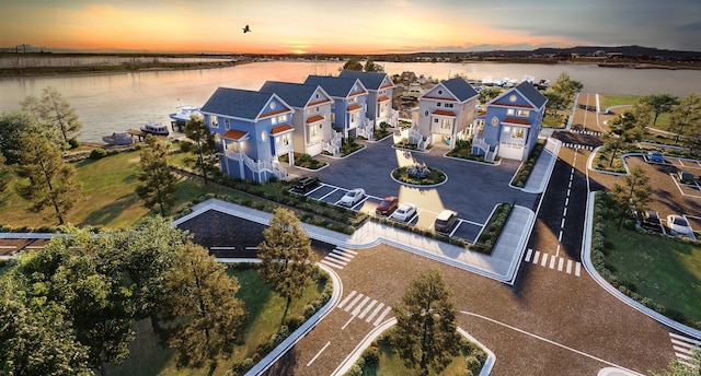 377 Mago Point Way Unit 1, Waterford, CT 06385 - aerial view at dusk of a water view