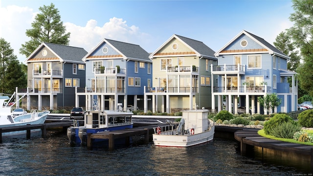 377 Mago Point Way Unit 1, Waterford, CT 06385 - back of house with a water view