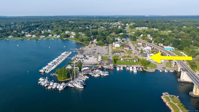 377 Mago Point Way Unit 1, Waterford, CT 06385 - aerial overview of property's location featuring a nearby body of water and a marina