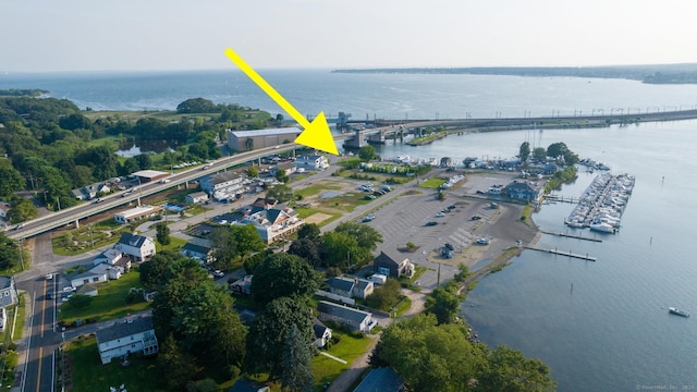377 Mago Point Way Unit 1, Waterford, CT 06385 - aerial overview of property's location with a large body of water and a notable bridge