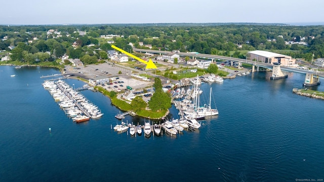 377 Mago Point Way Unit 1, Waterford, CT 06385 - aerial view of a marina