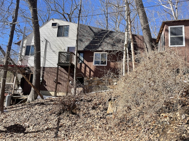 100 Park Rd, Oxford, CT 06478 - rear view of property with roof with shingles