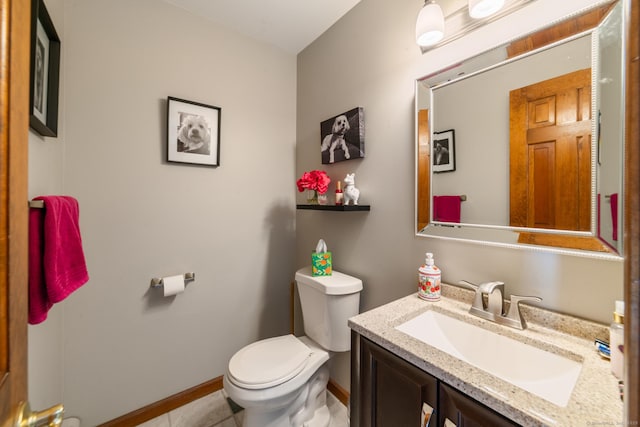 48 Greenwood Cir, Seymour, CT 06483 - bathroom featuring vanity and tile patterned flooring