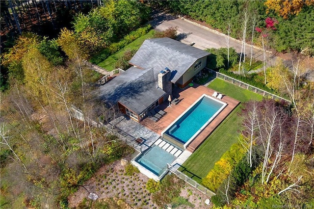 10 Firetower Rd, Killingworth, CT 06419 - aerial view of property and surrounding area featuring a pool area