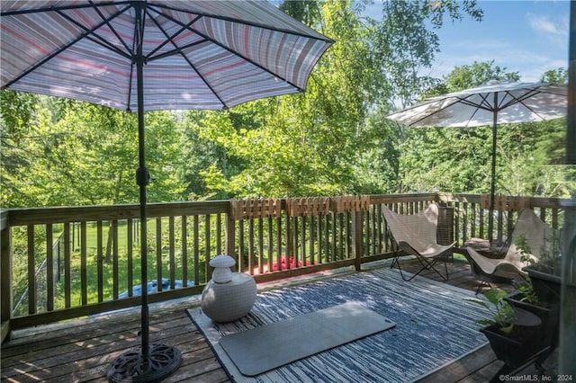 10 Firetower Rd, Killingworth, CT 06419 - view of wooden terrace