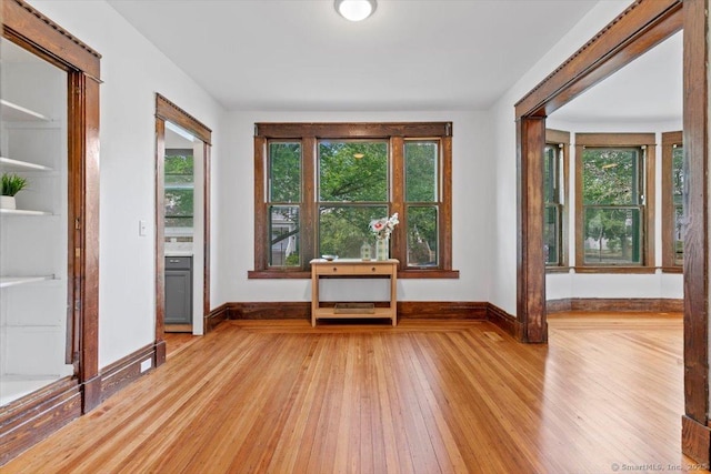 212 Maple St, New Haven, CT 06511 - spare room with plenty of natural light and light wood-style flooring