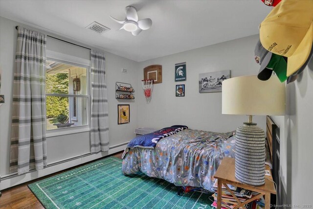 9 Madrina Ln, Madison, CT 06443 - bedroom with a baseboard radiator and wood finished floors