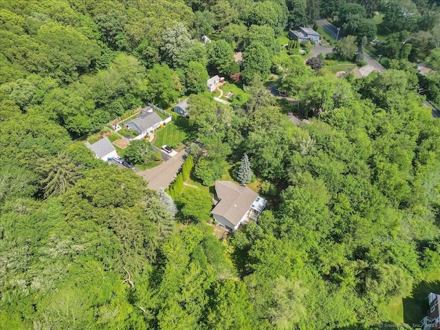 9 Madrina Ln, Madison, CT 06443 - aerial view of property and surrounding area with a forest