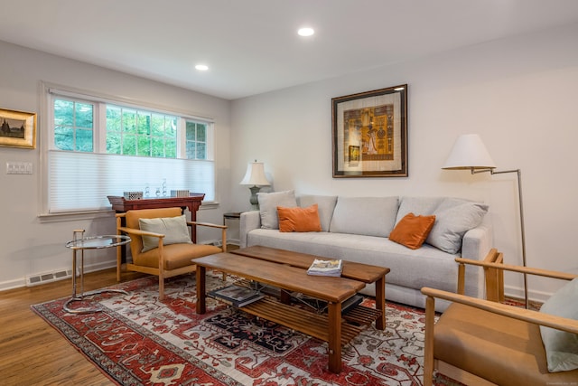 65 Main St Unit 39, Essex, CT 06442 - living room featuring recessed lighting and wood finished floors
