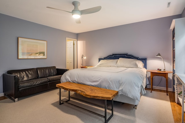 65 Main St Unit 39, Essex, CT 06442 - bedroom featuring baseboards and ceiling fan