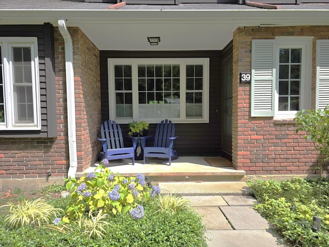 65 Main St Unit 39, Essex, CT 06442 - property entrance featuring covered porch and brick siding