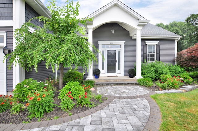 419 Briarwood Dr, Manchester, CT 06040 - doorway to property with a porch