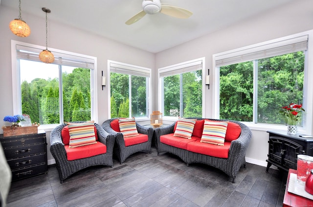 419 Briarwood Dr, Manchester, CT 06040 - sunroom with healthy amount of natural light and wood finished floors