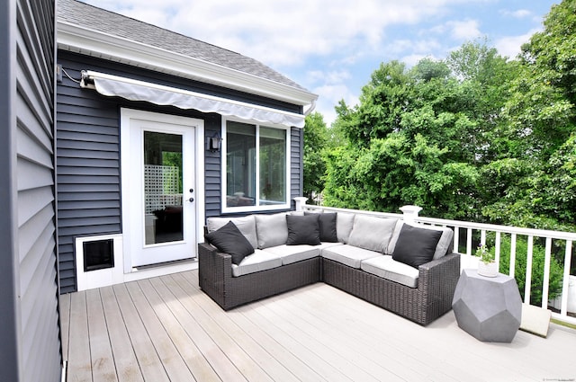 419 Briarwood Dr, Manchester, CT 06040 - wooden terrace featuring outdoor lounge area