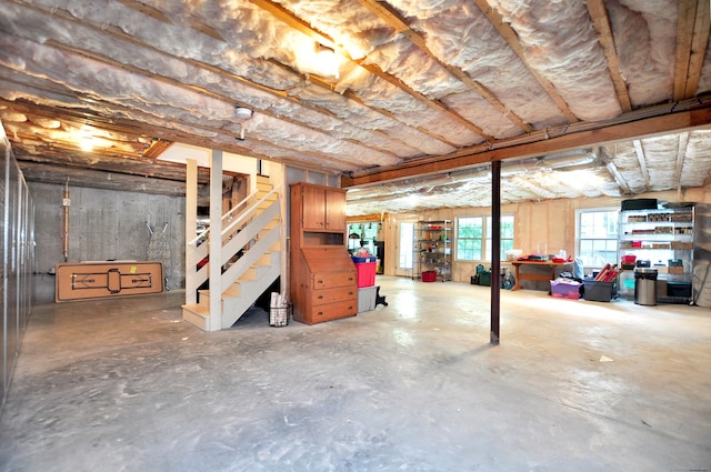 419 Briarwood Dr, Manchester, CT 06040 - below grade area with stairs